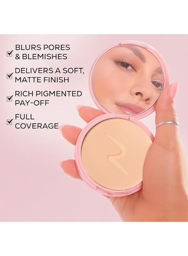 RENEE Bollywood Filter Blurring Compact - Fudge Fuzz | Pore Minimising, Matte Finish, Full Coverage, Rich Pay-off | Blurs Pores & Blemishes | 9g - Image 3